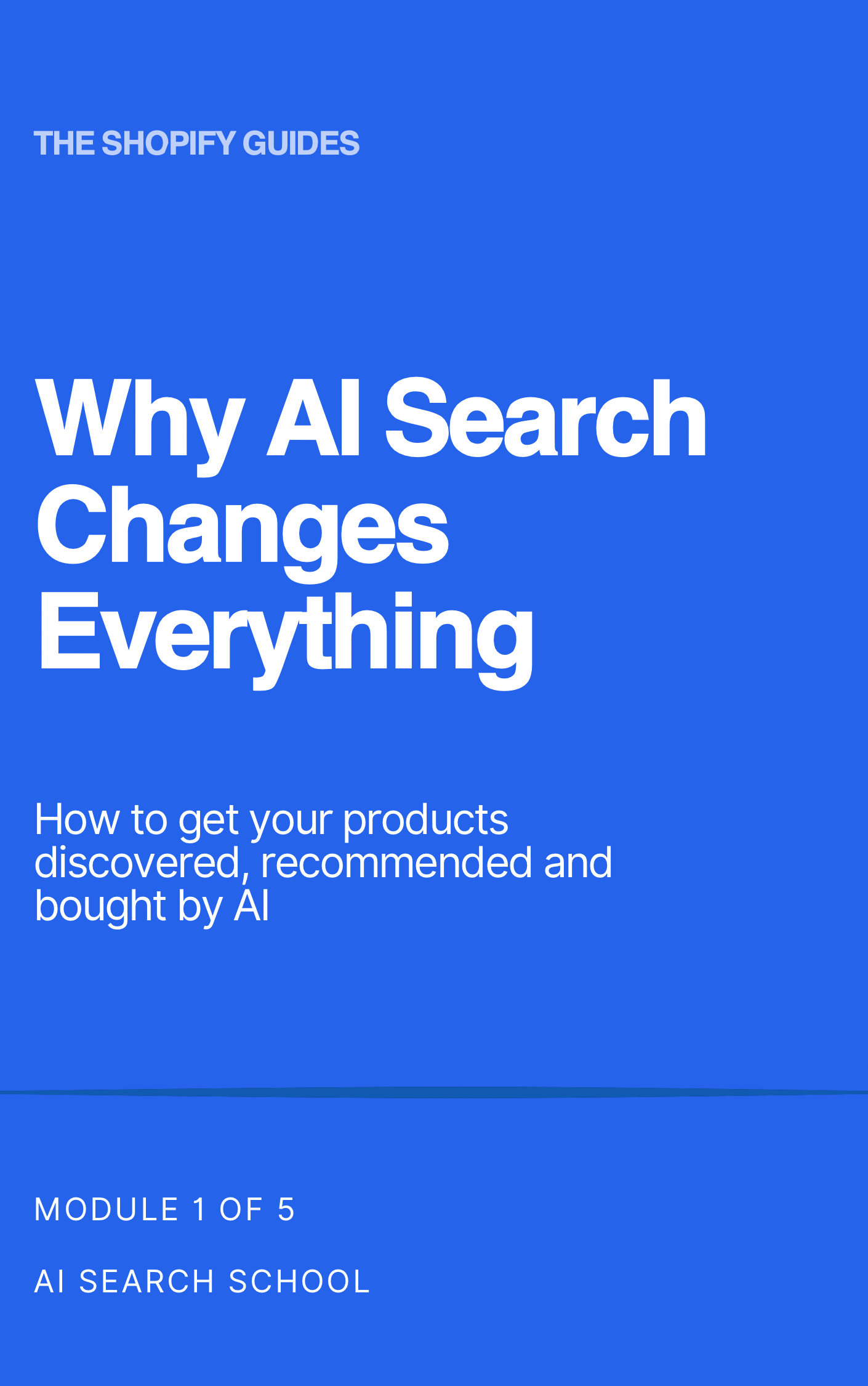 AI Search Visibility Guide for Shopify Module 1 - 31 page PDF - AI Search School