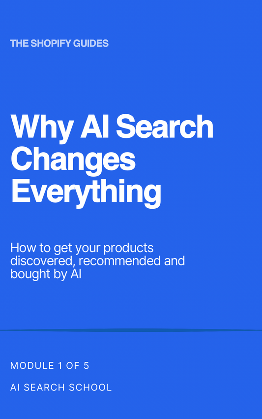 AI Search Visibility Guide for Shopify Module 1 - 31 page PDF - AI Search School
